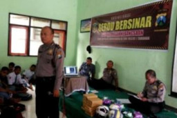 Satbinmas Polres Bondowoso Gencar Lakukan Sosialisasi Bahaya Narkoba.